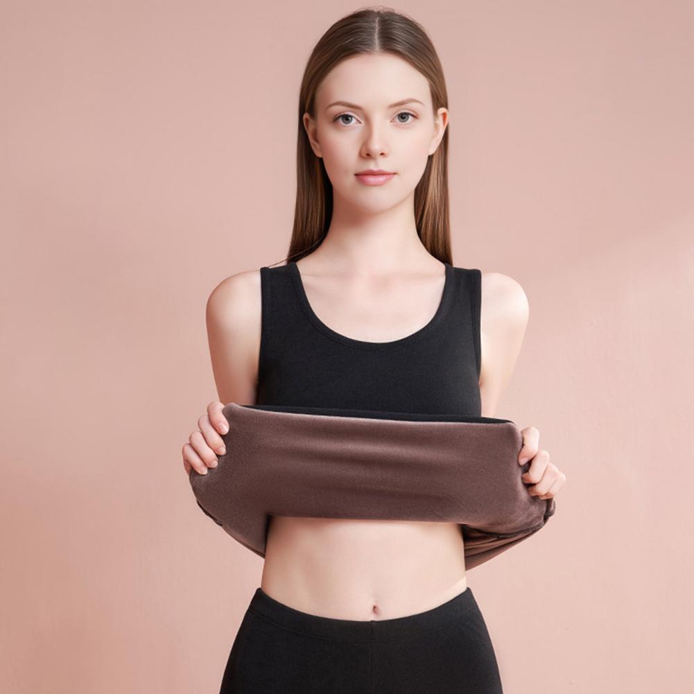 フリース裏地付き女性用サーマルタンクトップノースリーブアンダ - Undershirt Crew Neck のレビューと価格