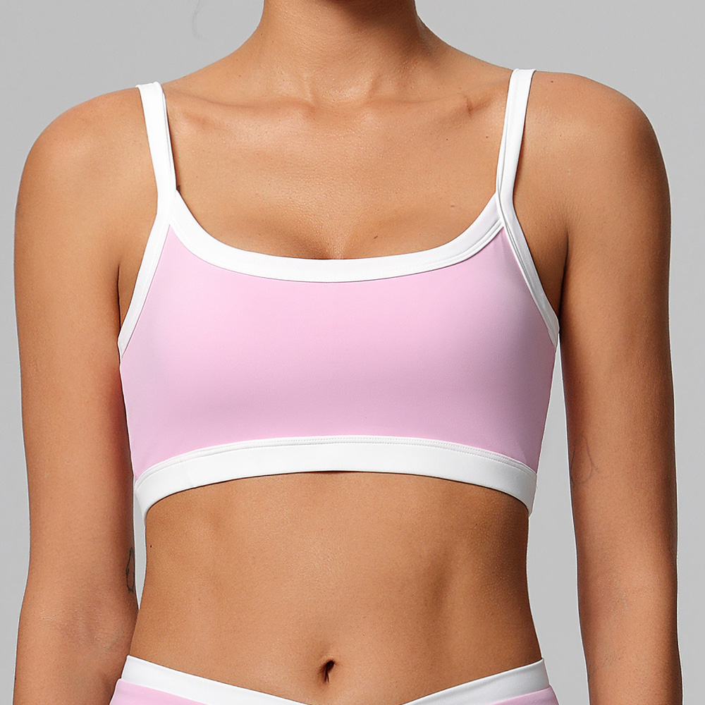カラーブロックデザインのヨガブラ、セクシーな女性用スポーツイ - Quick Dry Underwear のレビューと価格