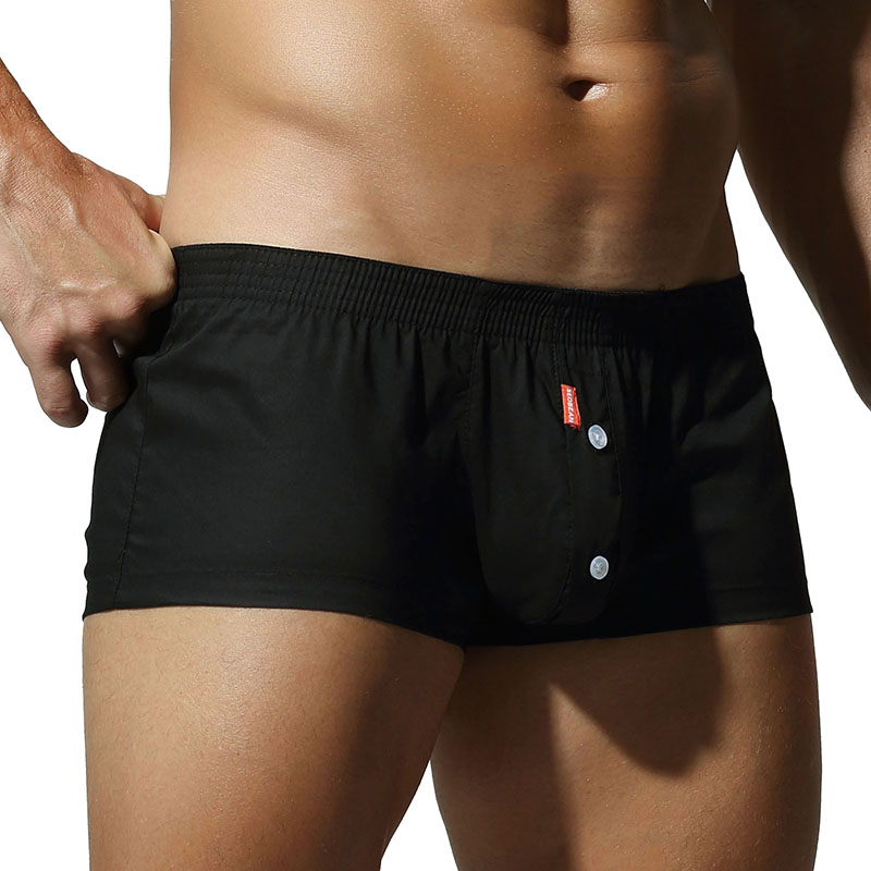 メンズ用、純綿素材のフラットなデザインのボクサーパンツ。ボタ - Boxer Brief Pack Cotton のレビューと価格
