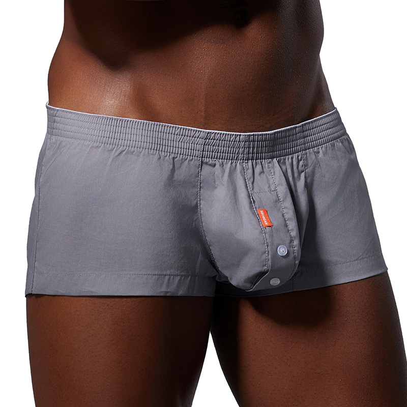 メンズ用、純綿素材のフラットなデザインのボクサーパンツ。ボタ - Boxer Brief Pack Cotton のレビューと価格