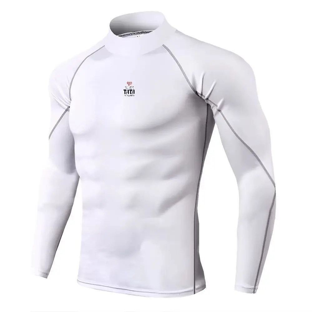 メンズスポーツTシャツ、速乾性、ボディビルディング、ランニン - Quick Dry Underwear のレビューと価格